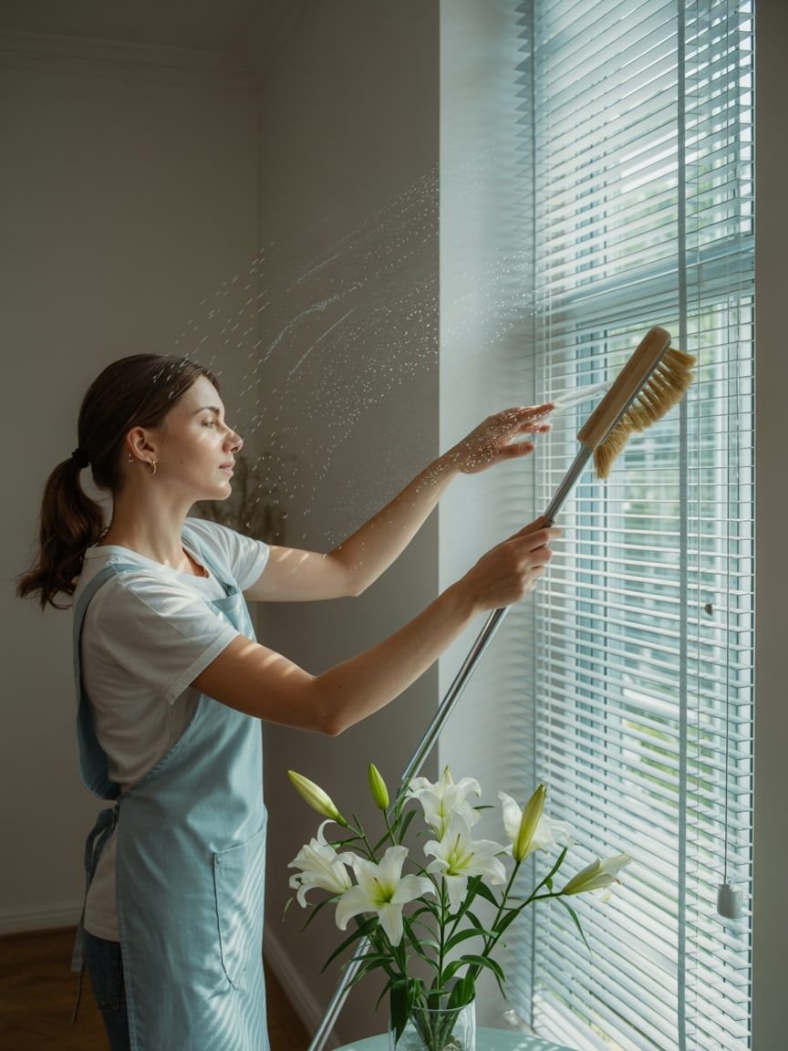 Limpieza de cortinas